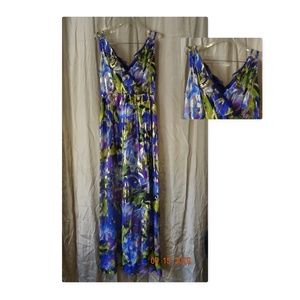 Oleg Cassini formal maxi dress